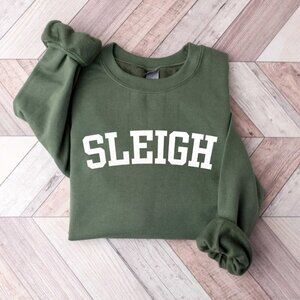 Sleigh Christmas Sweatshirt Christmas Family Sweatshirt Christmas Crew 05